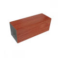 6063 T5 red wood grain tube aluminum profiles